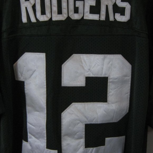 Green Bay Packers AARON RODGERS #12 NFL Football Sz 50/Lg Onfield Reebok Jersey - Picture 8 of 14